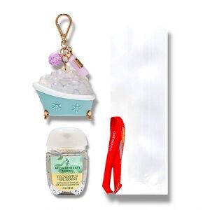 B&BW Clawfoot Bathtub PocketBac + Eucalyptus Spearmint Sanitizer & Gift Wrap